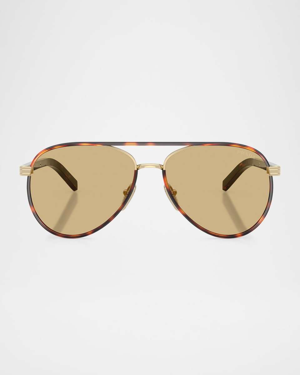 PR B57S Aviator Steel Sunglasses